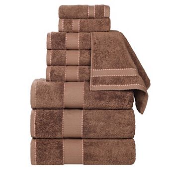 SUPERIOR 9 pc Niles Egyptian Giza Cotton Ultra-Plush Absorbent Towel Set