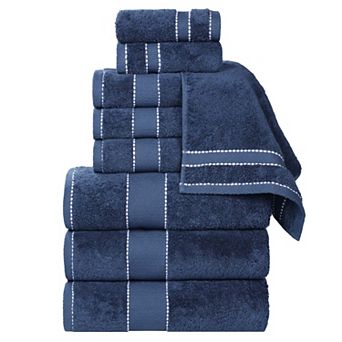 SUPERIOR 9 pc Niles Egyptian Giza Cotton Ultra-Plush Absorbent Towel Set