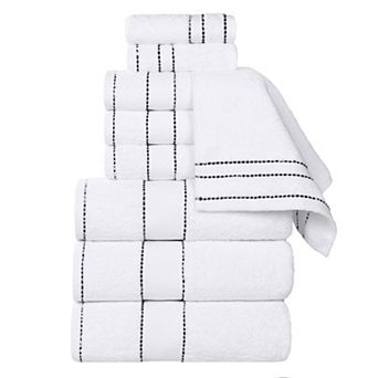 SUPERIOR 9 pc Niles Egyptian Giza Cotton Ultra-Plush Absorbent Towel Set