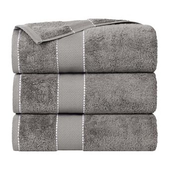 SUPERIOR 3 pc Niles Egyptian Giza Cotton Ultra-Plush Absorbent Bath Towel Set