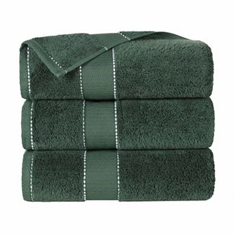 SUPERIOR 3 pc Niles Egyptian Giza Cotton Ultra-Plush Absorbent Bath Towel Set