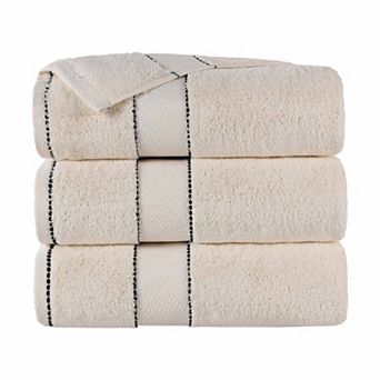 SUPERIOR 3 pc Niles Egyptian Giza Cotton Ultra-Plush Absorbent Bath Towel Set
