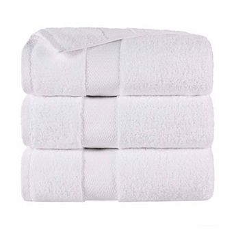 SUPERIOR 3 pc Niles Egyptian Giza Cotton Ultra-Plush Absorbent Bath Towel Set