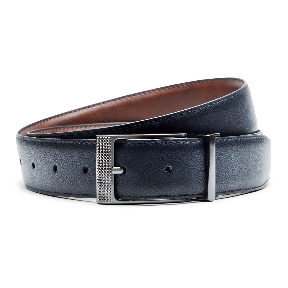 Nike Mens Pebble Feather Edge Reversible Belt Black/Brown 34