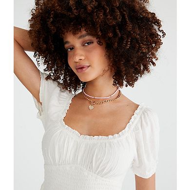 Juniors' Aeropostale Easy Short Sleeve Mini Dress