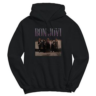 Men's Bon Jovi Roof Photo Graphic Hoodie