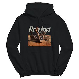 Men's Bon Jovi Wanted Graphic Hoodie