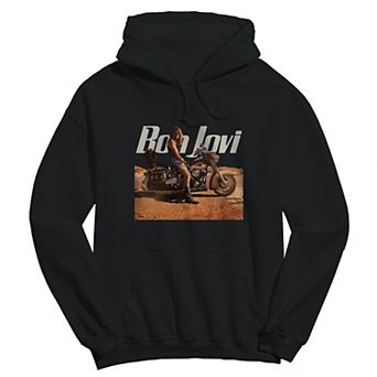 Men's Bon Jovi Wanted Graphic Hoodie