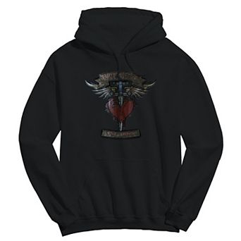 Men's Bon Jovi H&D Banners Graphic Hoodie