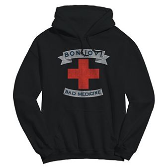 Men's Bon Jovi Bad Medicine Graphic Hoodie