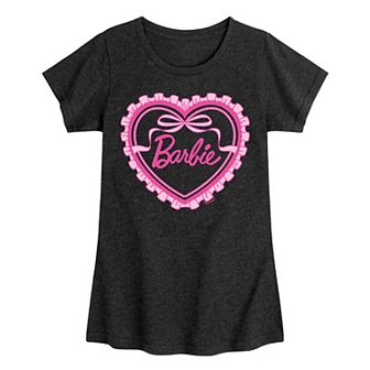 Girls 7-16 Barbie® Coquette Bow Heart Tee