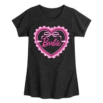 Girls 7-16 Barbie® Coquette Bow Heart Tee