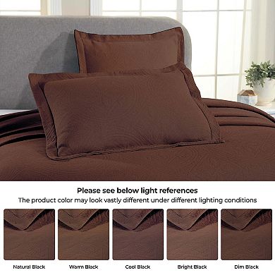 SUPERIOR Celtic Circle Textured Jacquard Matelassé Bedspread & Sham Set