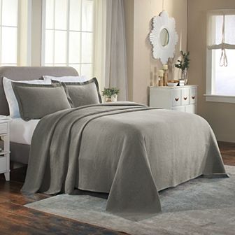 SUPERIOR Celtic Circle Textured Jacquard Matelassé Bedspread & Sham Set