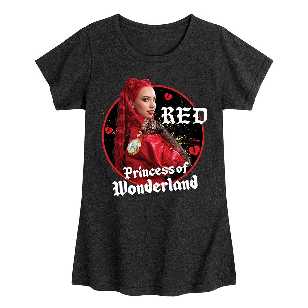 Disney's Descendants 4 Girls 7-16 Red Princess Of Wonderland