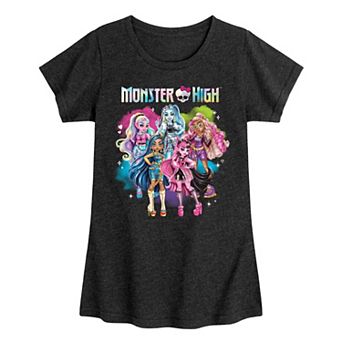 Girls 7-16 Monster High Group Colorful Tee