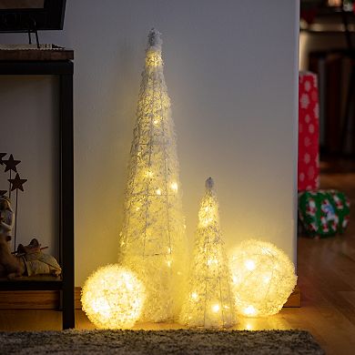 Haven Living 3-Piece LED Hanging Snowballs Set