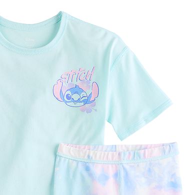 Disney's Lilo & Stitch Toddler & Girls 4-12 Sensory Adaptive Tee & Bike Shorts Set by Jumping Beans®
