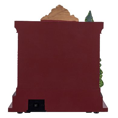 Kurt Adler 6-in. Peanuts Battery-Operated Musical Fireplace Table Piece