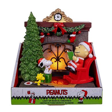 Kurt Adler 6-in. Peanuts Battery-Operated Musical Fireplace Table Piece