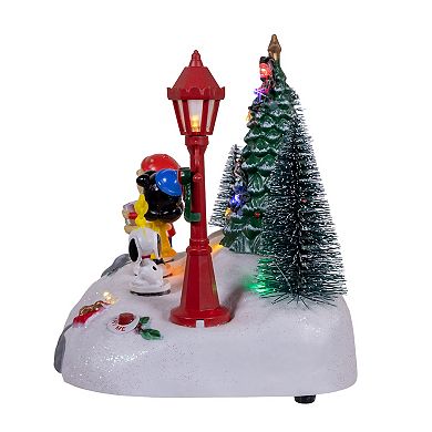 Kurt Adler 6-in. Peanuts Battery-Operated Lighted Musical Carolers Table Piece