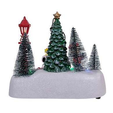 Kurt Adler 6-in. Peanuts Battery-Operated Lighted Musical Carolers Table Piece