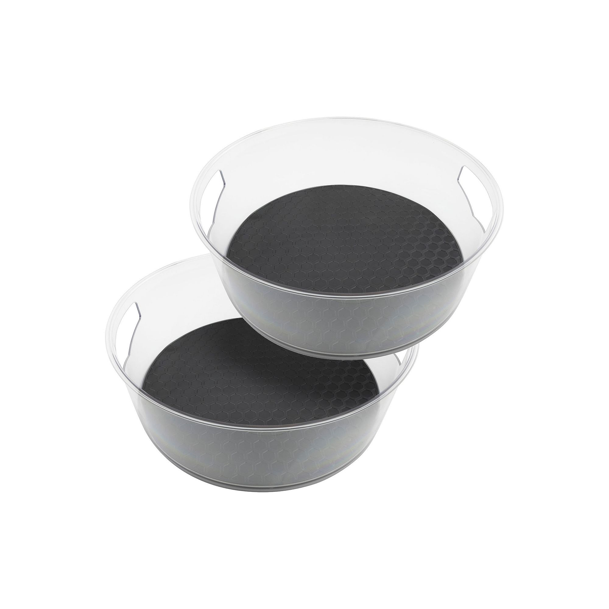 Spectrum Hexa Lazy Susan 2-pc. Set, Clear