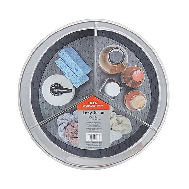 Spectrum Hexa Lazy Susan with 3 Dividers