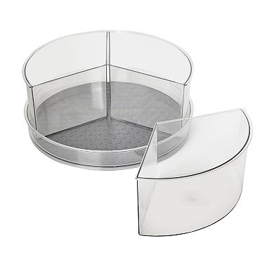 Spectrum Hexa Lazy Susan with 3 Removable Dividers