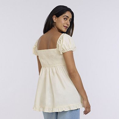 Maternity Motherhood® Off-The-Shoulder Ruched Top