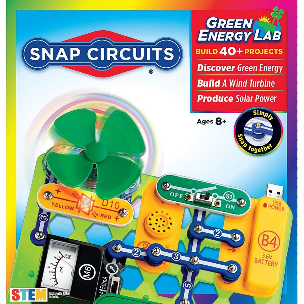 Elenco Snap Circuits Green Energy LAB STEM Educational Toy