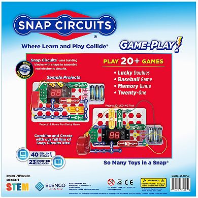 Elenco Snap Circuits Game Play STEM Educational Toy