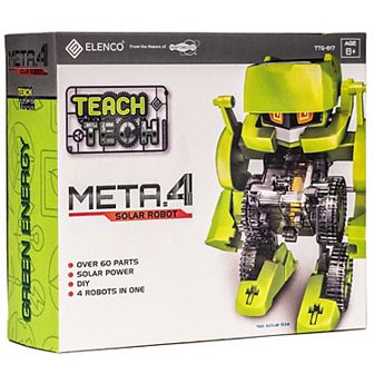 Elenco Teach Tech Meta.4 Transforming Robot STEM Solar Toy