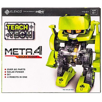 Elenco Teach Tech Meta.4 Transforming Robot STEM Solar Toy