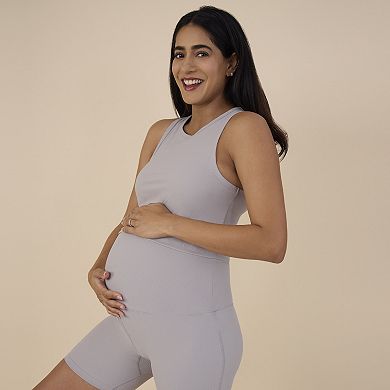Maternity Motherhood® Cropped Racerback Tank Top