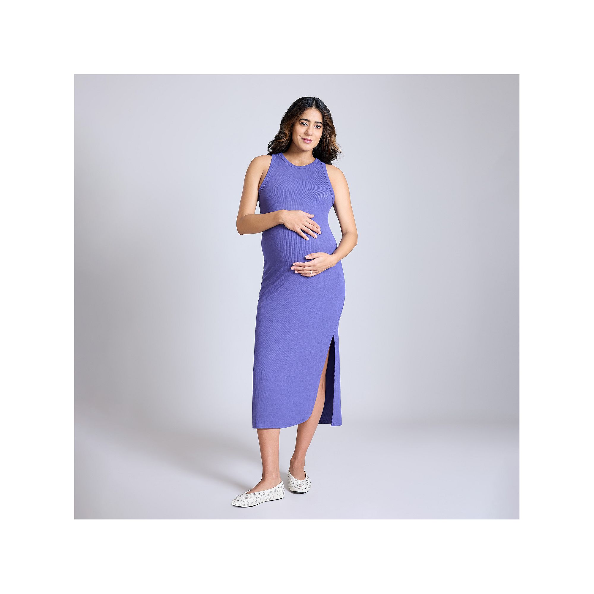 Maternity Motherhood® Racerback Tank Dress, Womens, Size: XS-MAT, Skipper