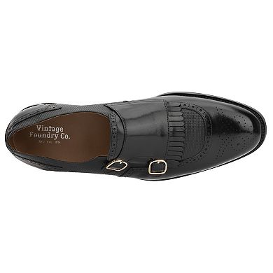 Vintage Foundry Co. Men's Bolton Dress Monk Strap Shoes