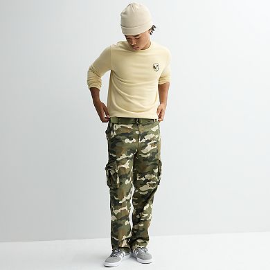 Men's Retrofit Cowboy Patch Fleece Crewneck Sweatshirt
