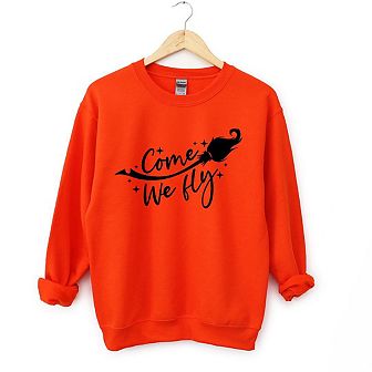 Come We Fly Broom Sweatshirt