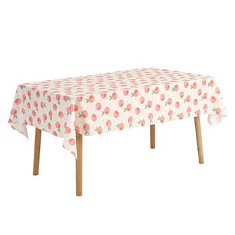 Rectangletablecloth Floral Waterproof Table Cover For Dining Room And Outdoor 55"x55"