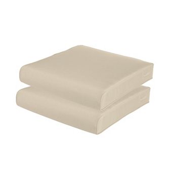 Aoodor Outdoor Chair Cushion W25''xd25'' Soft, Fade-resistant Polyester, Set Of 2