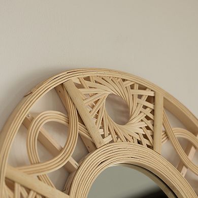 Modern Decorative Round Hanging Wall Mirror Elegant and Contemporary Design