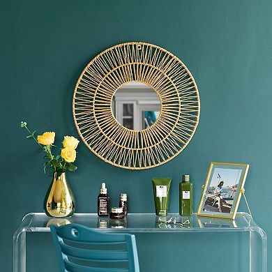 Modern Decorative Round Hanging Wall Mirror Elegant and Contemporary Design