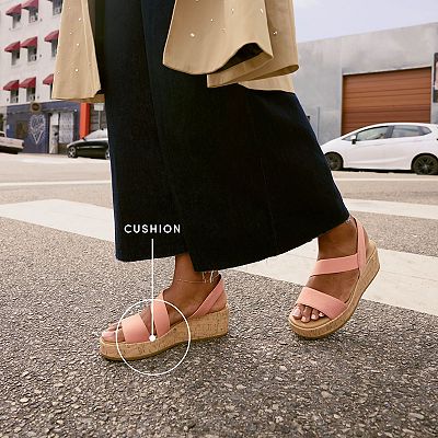 LifeStride Odette Women's Strappy Wedge Sandals