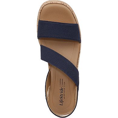 LifeStride Odette Women's Strappy Wedge Sandals