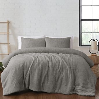 Brooklyn Loom Marshmallow Sherpa Comforter Set