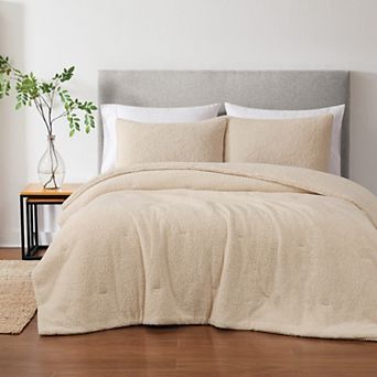 Brooklyn Loom Oversized Marshmallow Sherpa 3 pc Comforter Set