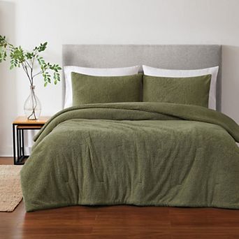 Brooklyn Loom Oversized Marshmallow Sherpa 3 pc Comforter Set