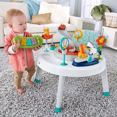 Fisher-Price 2-in-1 Sit-to-Stand Activity Center & Toddler Spin ‘n Play Safari Table
