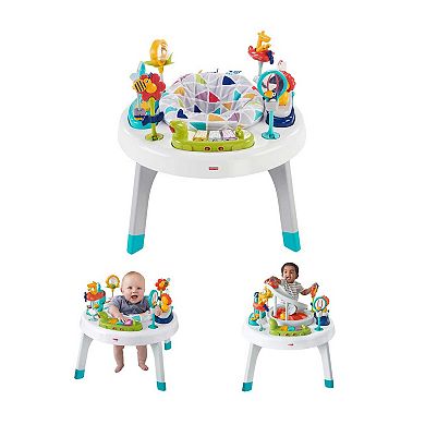 Fisher-Price 2-in-1 Sit-to-Stand Activity Center & Toddler Spin ‘n Play Safari Table